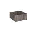 Dams Flux Modular Storage Single Wooden Planter Box with natural wood finish and clean, modern design.