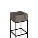 Dams Flux Modular Storage single wooden planter box with fitted design, showcasing natural wood finish and compact, functional style.
