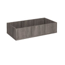 Dams Flux Modular Storage Single Wooden Planter Box with natural wood finish and clean design for decorative plant display