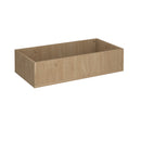 Dams Flux Modular Storage Single Wooden Planter Box with natural wood finish and clean rectangular design.