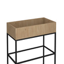 Dams Flux Modular Storage Single Wooden Planter Box with fitted design for indoor or outdoor use