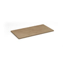 Dams Flux Modular Storage single wooden top shelf with sleek design and natural wood finish.