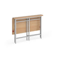 Dams Fuji home office workstation with folding legs, compact and versatile desk for workspace setup, shown folded for storage.