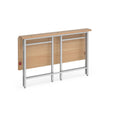 Dams Fuji home office workstation with folding legs, compact and portable desk for workspace organization