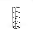 Dams Flux Modular Storage Single Unit in a modern design, featuring a sleek white finish and clean lines.