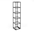 Dams Flux Modular Storage Single Unit featuring a sleek white finish and versatile design for organizing space.