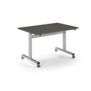 Dams Pro Flip Table with 1200 x 800mm surface, foldable design, showing the table in a folded and unfolded position.