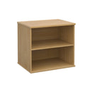 Dams Deluxe Desk High Bookcase with 600mm depth, featuring multiple shelves for organized storage and modern design.