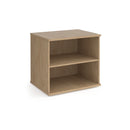 Dams Deluxe Desk High Bookcase with 600mm depth, featuring multiple shelves for office or home storage.