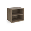 Dams Deluxe Desk High Bookcase with 600mm depth, featuring multiple shelves and a sleek wooden finish for office storage.