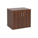 Dams Deluxe Double Door Desk High Cupboard with 600mm depth, featuring sturdy wood construction and ample storage space.