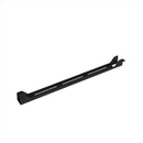 Dams Connex Plus Single Cable Tray in black with metal mounting brackets, designed for cable management in electrical installations.