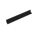 Dams single desk cable tray designed for Adapt and Fuze desks, black metal with cable management channels.