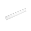 Dams single desk cable tray for Adapt and Fuze desks, white color, mounted under the desk to organize cables and improve workspace.