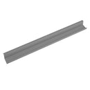 Dams single desk cable tray designed for Adapt and Fuze desks, black metal construction with cable management slots.