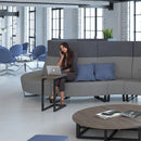 Buddy Laptop Table With Oblong Top - Kendal Oak - NWOF