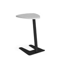 White Buddy laptop table with shield top by Dams, featuring a sleek design and sturdy construction for comfortable use.