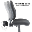 Dams Bilbao fabric operators chair with lumbar support, featuring a black frame and ergonomic design for office comfort.