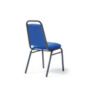 Dams Yin Classic Back banqueting stacking chair with black seat and backrest, designed for event and banquet seating.