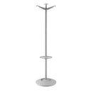 Grey Dams coat and umbrella stand with 10 coat hooks and 8 umbrella hooks, 1720mm tall, for organized entryway storage.
