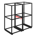 Dams Flux Modular Storage Linking Bracket showing a close-up of the black bracket connecting storage units.