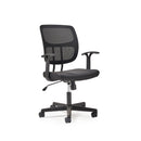 Rhea Mesh Task Chair With Fixed Arms - Black - NWOF