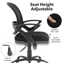 Dams Tyler mesh back operator chair with black frame, ergonomic design and adjustable height for office use.