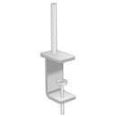Pair of Dams universal fabric screen brackets for desktops, fitting 15mm to 36mm thickness, used to secure fabric screens.