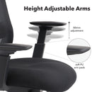 Yasmin Mesh Back Operator Chair With Black Fabric Seat - NWOF