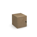 Dams Flux Modular Storage Single Box Locker with black finish and sturdy metal construction.