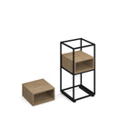 Flux Modular Storage Single Wooden Cubby Shelf - NWOF