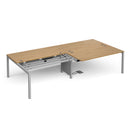 Silver Dams Connex Double Cable Tray for organizing multiple cables in industrial or commercial settings.