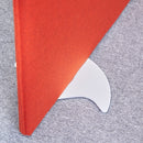 Pair of Dams Vibe Designer Floor Standing Screen Feet supporting a modern room divider or privacy screen.