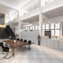 Steel Executive Filing Cabinet - Grey - NWOF