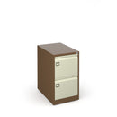 Executive Steel Filing Cabinet - Coffee & Cream