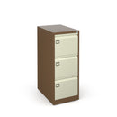 Executive Steel Filing Cabinet - Coffee & Cream