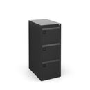 Executive Steel Filing Cabinet - Black
