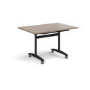 Rectangular Deluxe Fliptop Meeting Table - Barcelona Walnut - NWOF