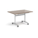 Rectangular Deluxe Fliptop Meeting Table - Barcelona Walnut - NWOF
