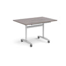 Rectangular Deluxe Fliptop Meeting Table - Grey Oak - NWOF
