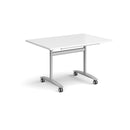 Rectangular Deluxe Fliptop Meeting Table - White - NWOF