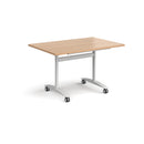 Rectangular Deluxe Fliptop Meeting Table - Beech - NWOF