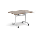 Rectangular Deluxe Fliptop Meeting Table - Barcelona Walnut - NWOF