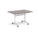 Rectangular Deluxe Fliptop Meeting Table - Grey Oak - NWOF