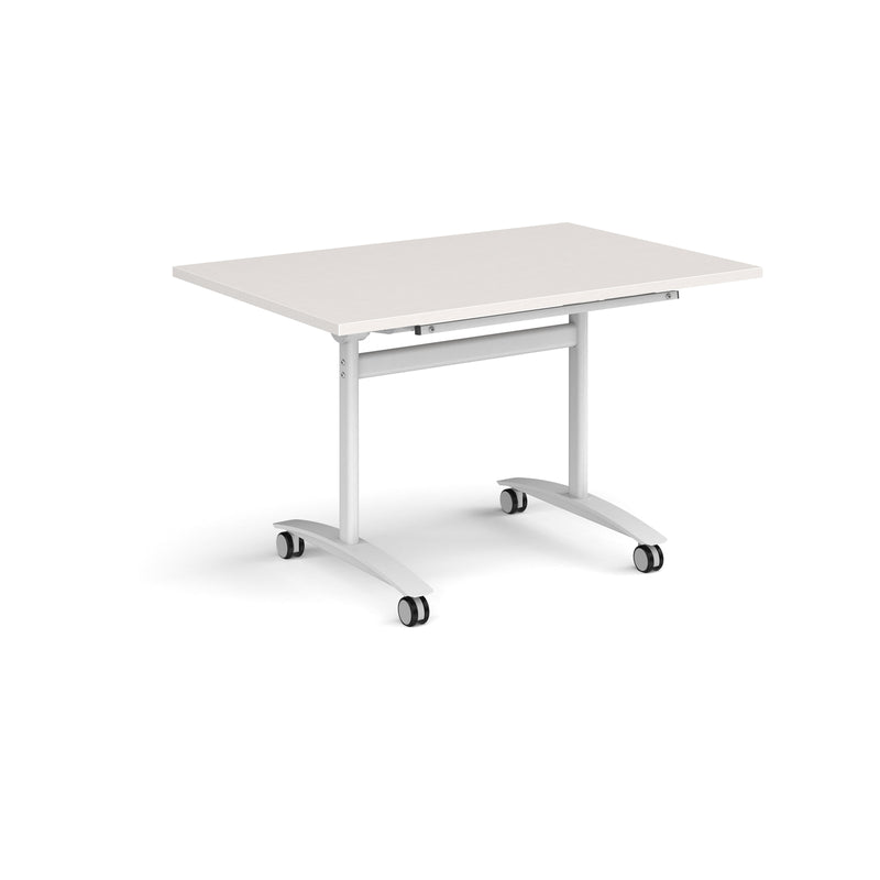 Rectangular Deluxe Fliptop Meeting Table - Light Grey - NWOF