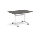 Rectangular Deluxe Fliptop Meeting Table - Onyx Grey - NWOF