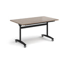 Rectangular Deluxe Fliptop Meeting Table - Barcelona Walnut - NWOF