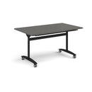Rectangular Deluxe Fliptop Meeting Table - Onyx Grey - NWOF