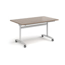 Rectangular Deluxe Fliptop Meeting Table - Barcelona Walnut - NWOF