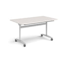 Rectangular Deluxe Fliptop Meeting Table - Light Grey - NWOF